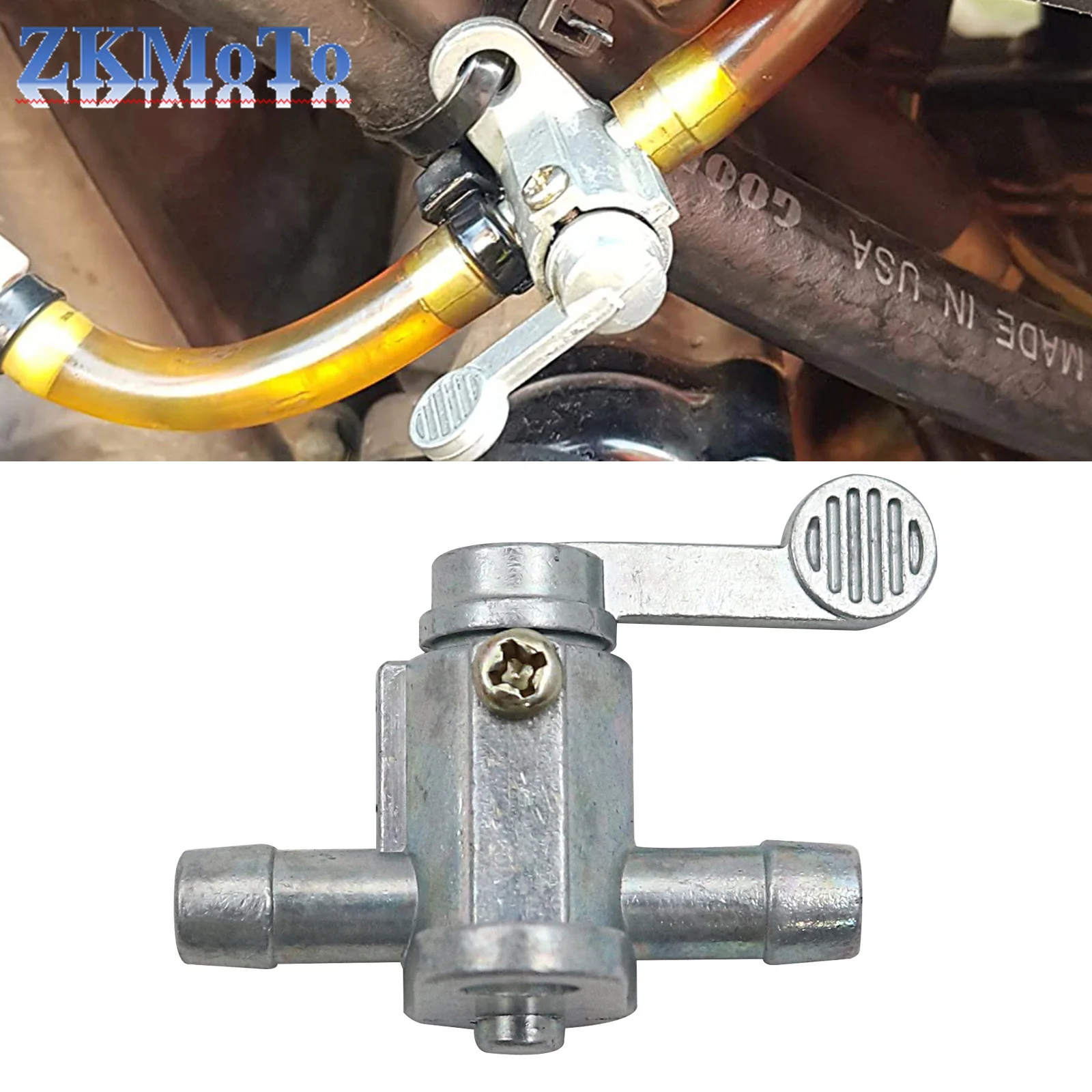 Motorcycle 8mm 5/16'' Fuel Tap Gas Petrol Valve Fuel Tank Switch For Honda Kawasaki KTM Suzuki Yamaha ATV Motocross Universal