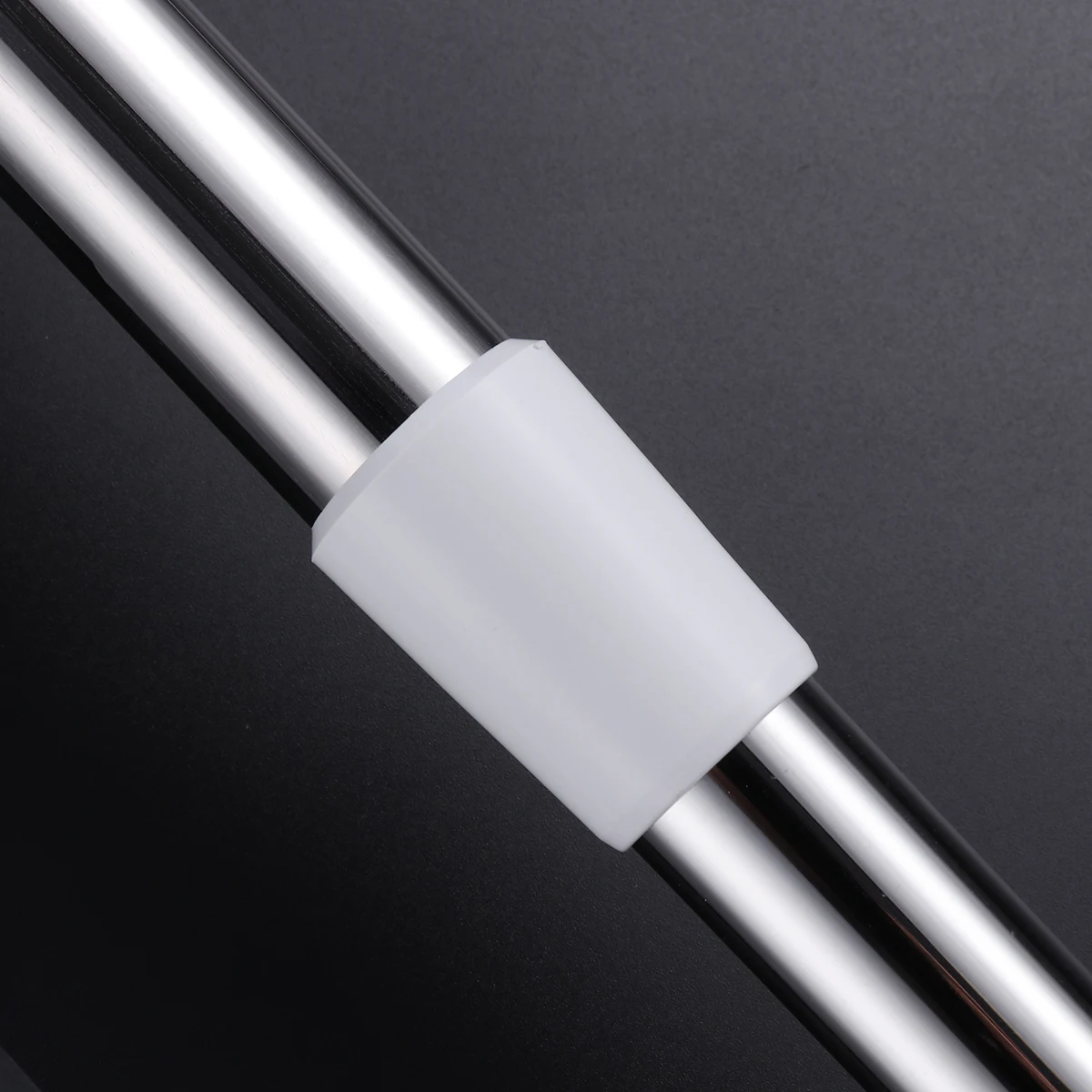 

2pcs Stainless Steel Telescopic Shower Curtain Rod Holder Anti Rust Multi Purpose Clothesline Bracket Adjustable Length