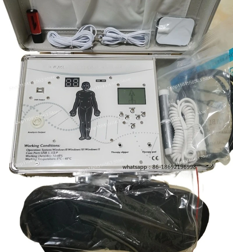 

2026 Новый анализатор квантовой терапии версии 6.4.12, настоящий 62-отчетов, магнитно-резонансный биорезонансный аппарат 9 в 1, анализ здорового тела