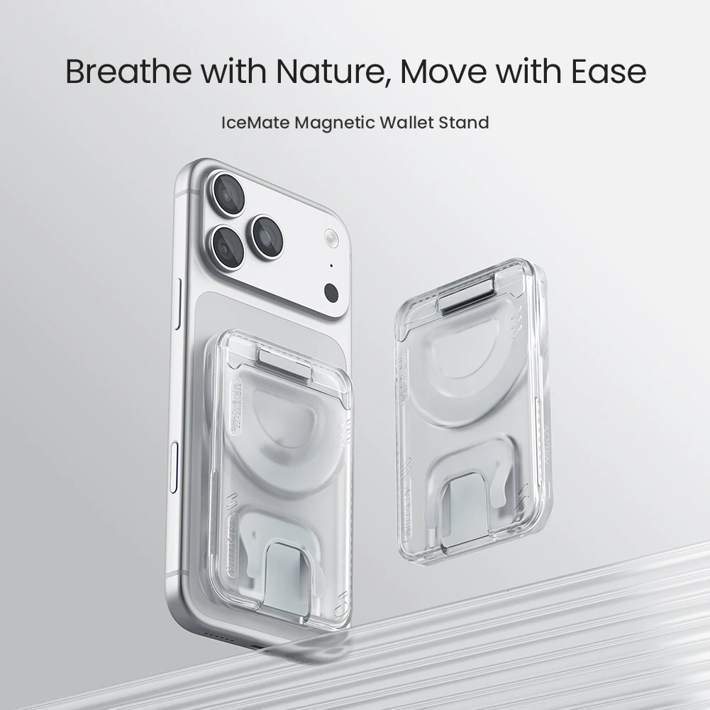 Nillkin For Magsafe Magnetic IceMate Wallet Stand Case For iPhone Samsung Xiaomi Card Holder Phone Bag Cover Accessories