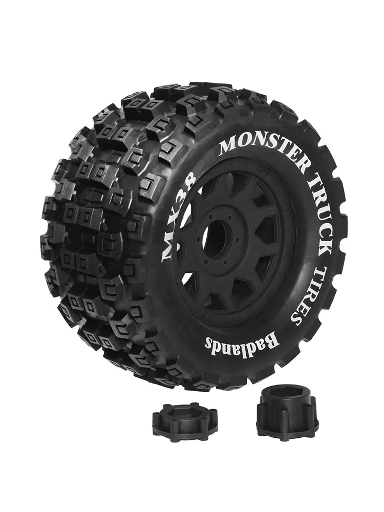 Monster Stunt Truck Opathy, Wheel Hex pour Sledge ARRMA KRABOUOutcast Tamiya HSP RC Car, 175mm, 1/7, 1/8, 17mm, 4Pcs