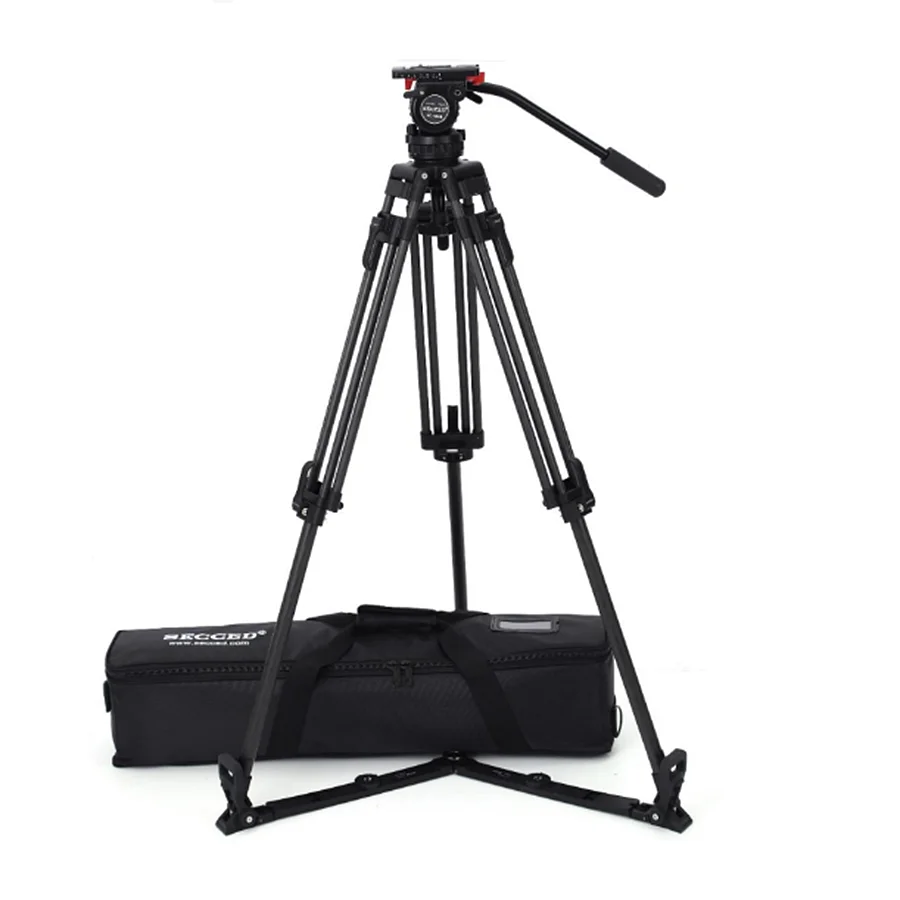 

Photography Secced V800 Professional Light Weight Aluminum Digital Camera Video Tripod With Fluid Head