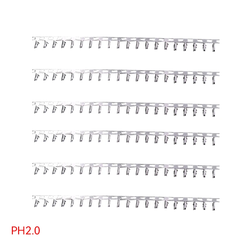100 Stück JST PH2.0 2,0mm Metall-Crimp-Pin-Anschlusskabel für PH 2.0 Buchsensteckergehäuse – Detail 2