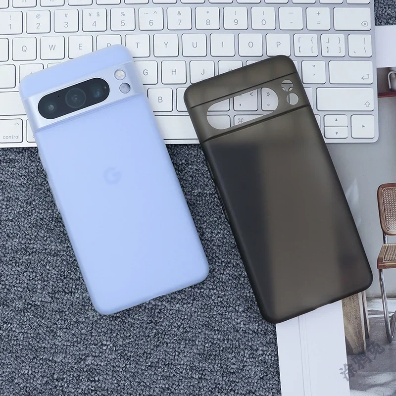 Clear Phone Case For google pixel 8 9 pro ultra Thin Fundas Carbon Back Hard PP Shockproof Cover 0.35mm pp