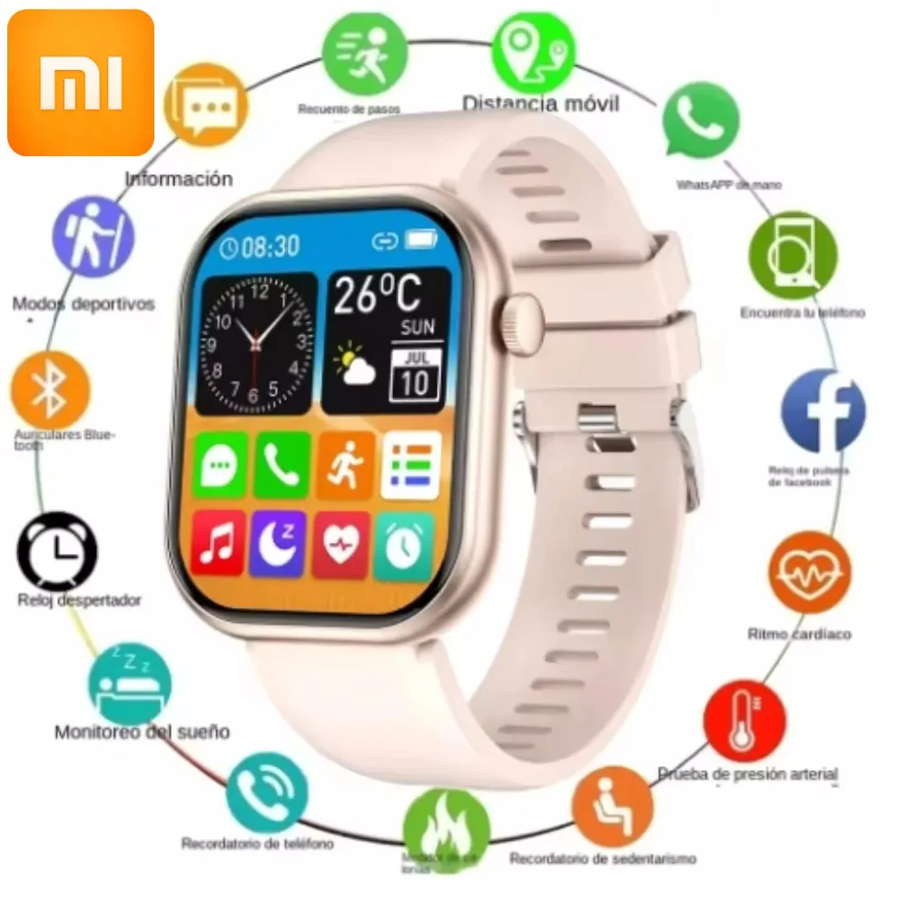 

Xiaomi Tracker Lady Watches 2026 New Smart Watch Women Full Touch Screen Bluetooth Call Waterproof Sport Fitness Smartwatch Men