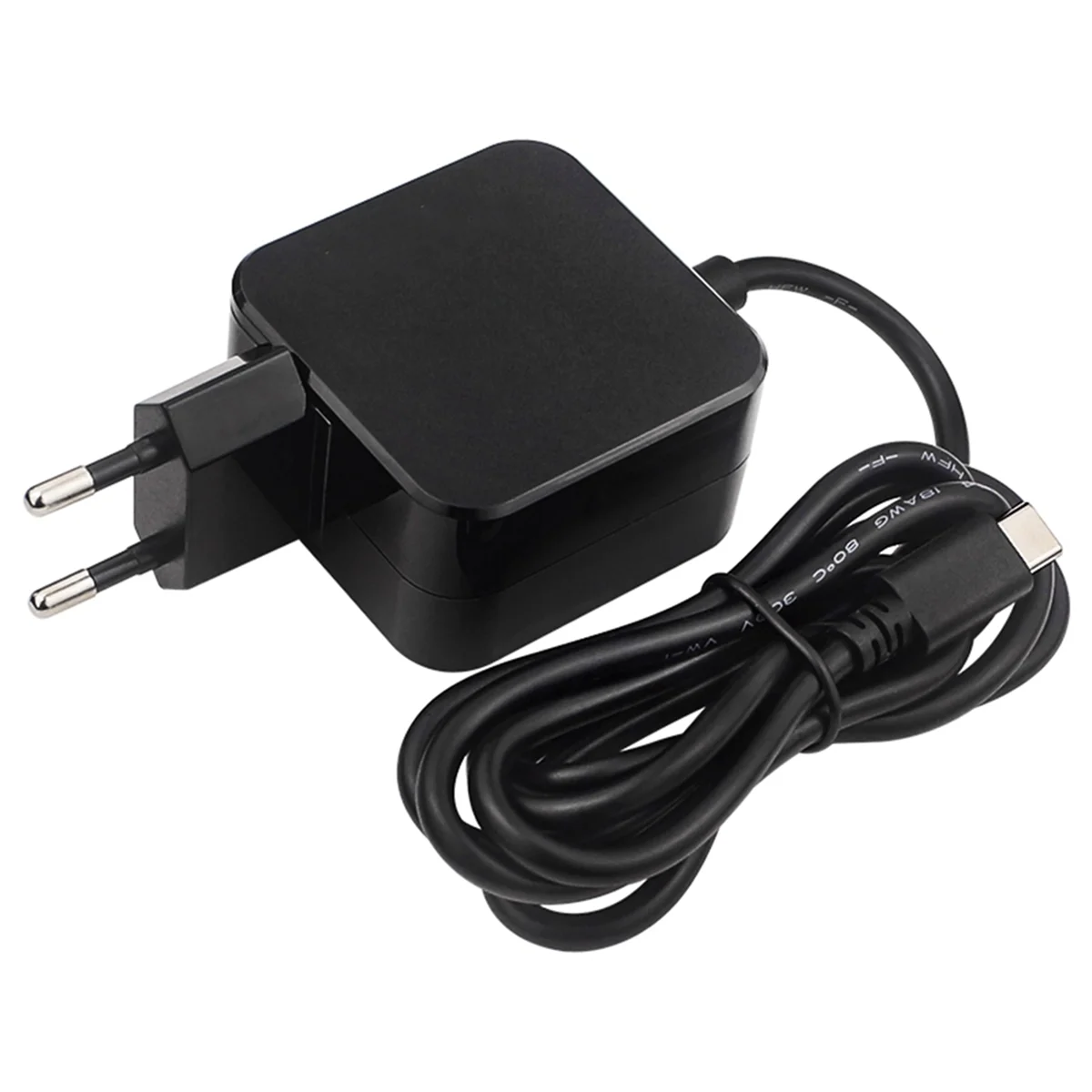 For Raspberry Pi 5 Power Supply PD 27W 5.1V 5A USB Type C Charger Power Adapter for RPI 5 Pi5 Accessories - EU Plug