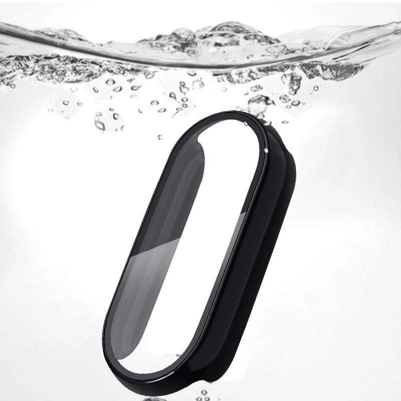 Case cover+glass For Xiaomi Mi Band 7 6 Accessories Case+Film Full Coverage Protective Cover Miband 7 6 5 4 3 screen protector