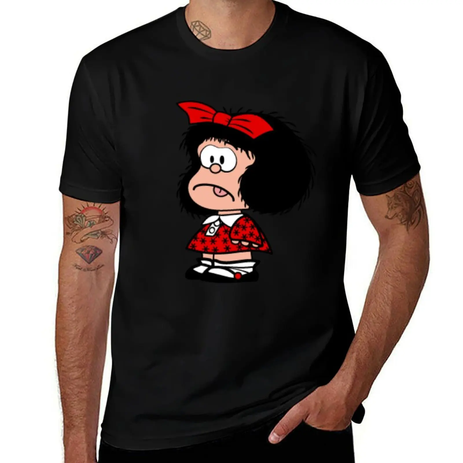 

shirts t man cotton for pack t percent 100 T-Shirt shirt for high shirt Quino t cotton cotton man quality man Mafalda T-Shirt