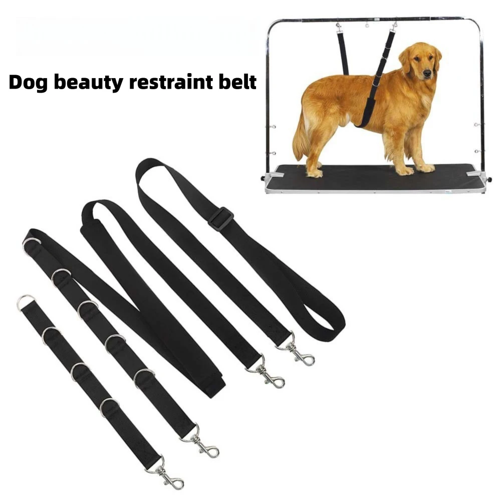 

Portable Grooming Belly Strap Pet Supplies Adjustable Dog D-Ring Bathing Band Free Size Pet Traction Belt Dog Collar Dog Harness