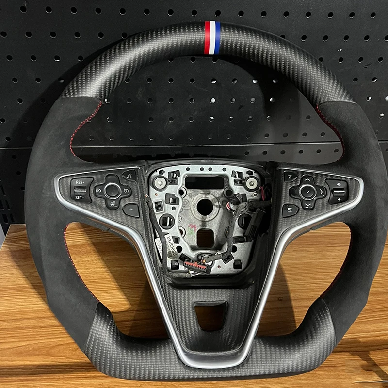 Aroham Customized Carbon Fiber Steering Wheel For Vauxhall Insignia Opel 2013 2014 2015 2016 2017