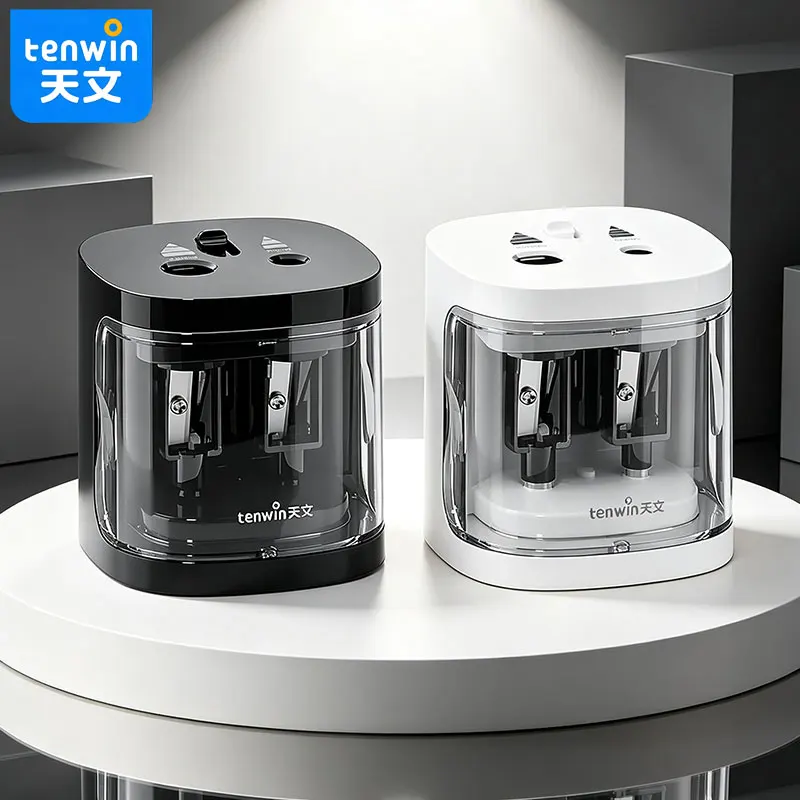 Tenwin Automatic pencil sharpener Smooth core won't crack Elementary school students lead electric cutting pen painting