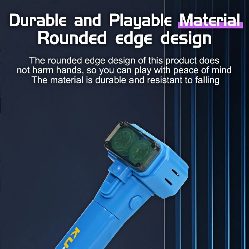 Portable Handheld Rope Launcher - Luminous /Glow in The Dark，Stress Relief & Fun Game，Kids Party Gift，Light Toy String