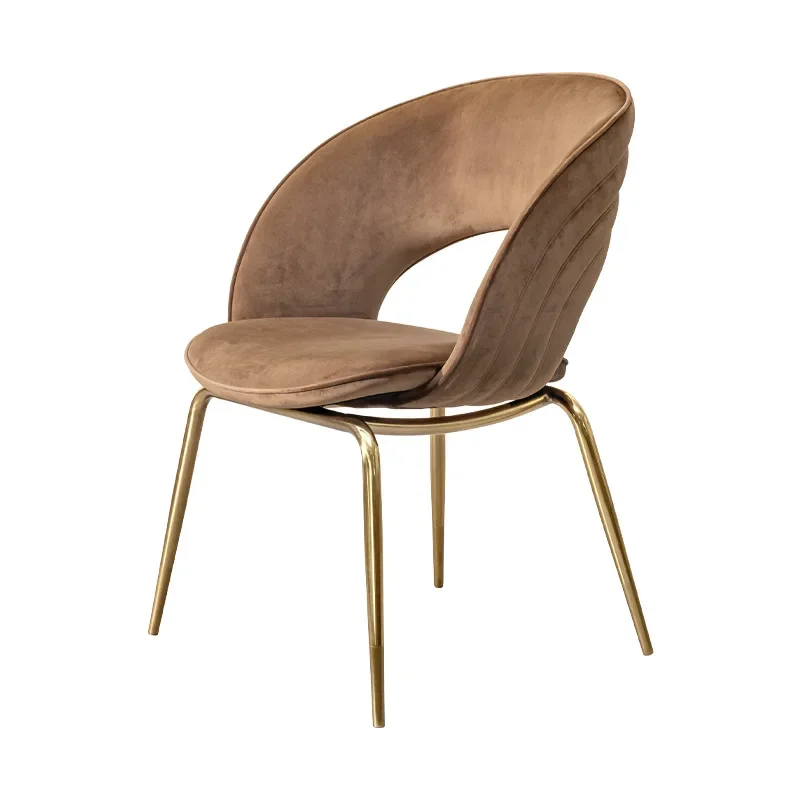 

Spot light luxury restaurant back chair, modern home dining table and chairs