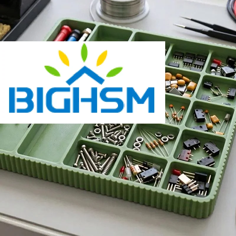 Slots Multi Compartment Plastic Sorting Tray Hardware Parts Paint Brush Craft Art Studio Electronic Repair Lab Desktop Storage
