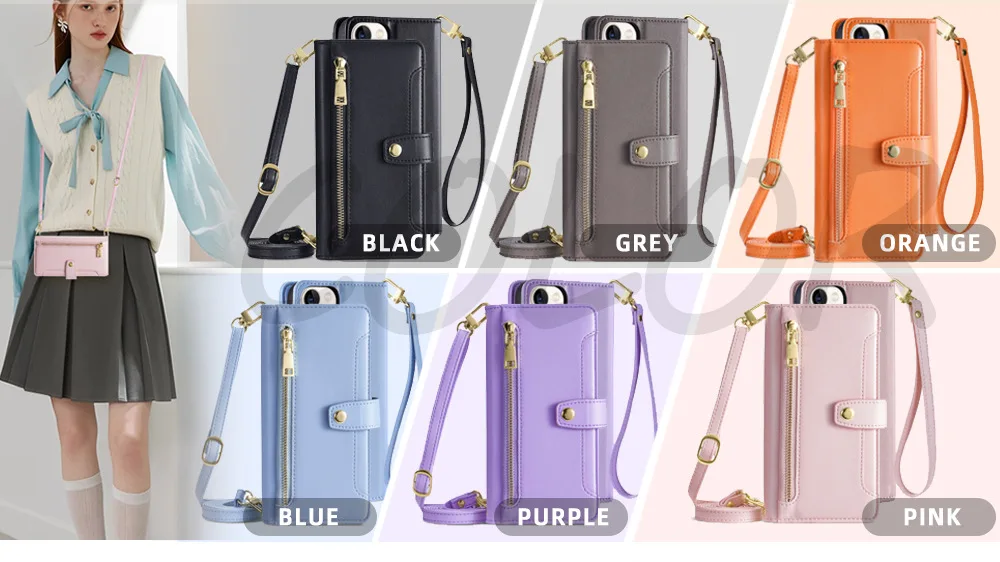 Brieftasche Abdeckung Flip Fall für Samsung Galaxy A06 A26 A36 A56 Fällen Leder Coque A16 A15 A05 Karte Slot Shell Luxus Fall Harte Shell – Detail 3
