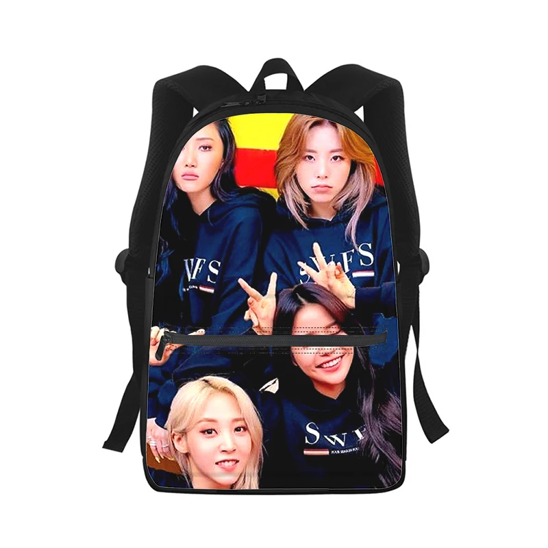 

Рюкзак MAMAMOO KPOP для девочек и мужчин, модная школьная сумка с 3D принтом для студентов, детский дорожный ранец на плечо