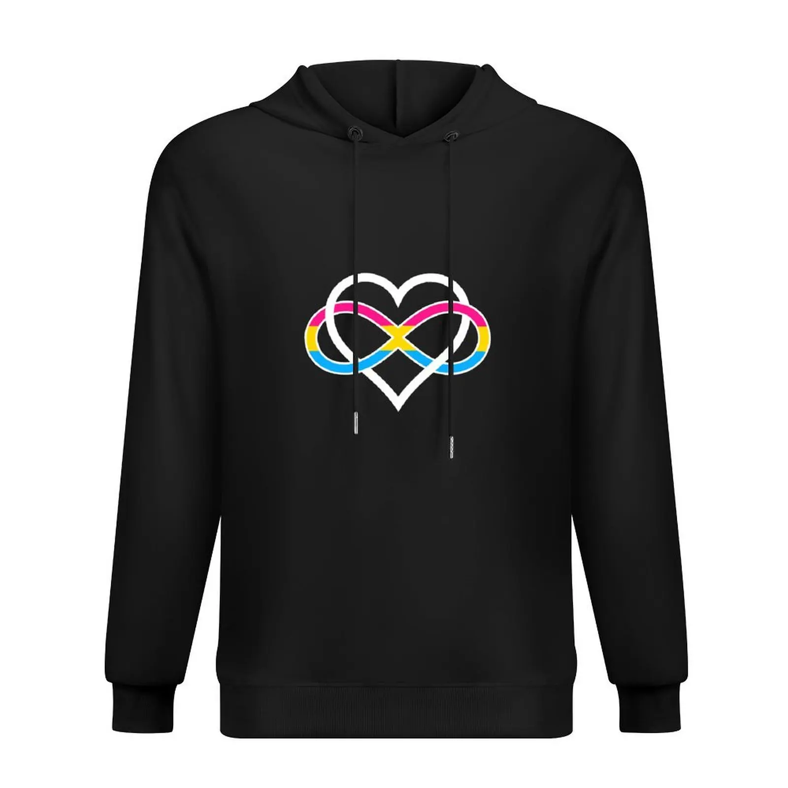 

Polyamorous Pansexual Pride Heart Hoodie men's coat men's sweat-shirt japanese style korean autumn clothes hoodie men