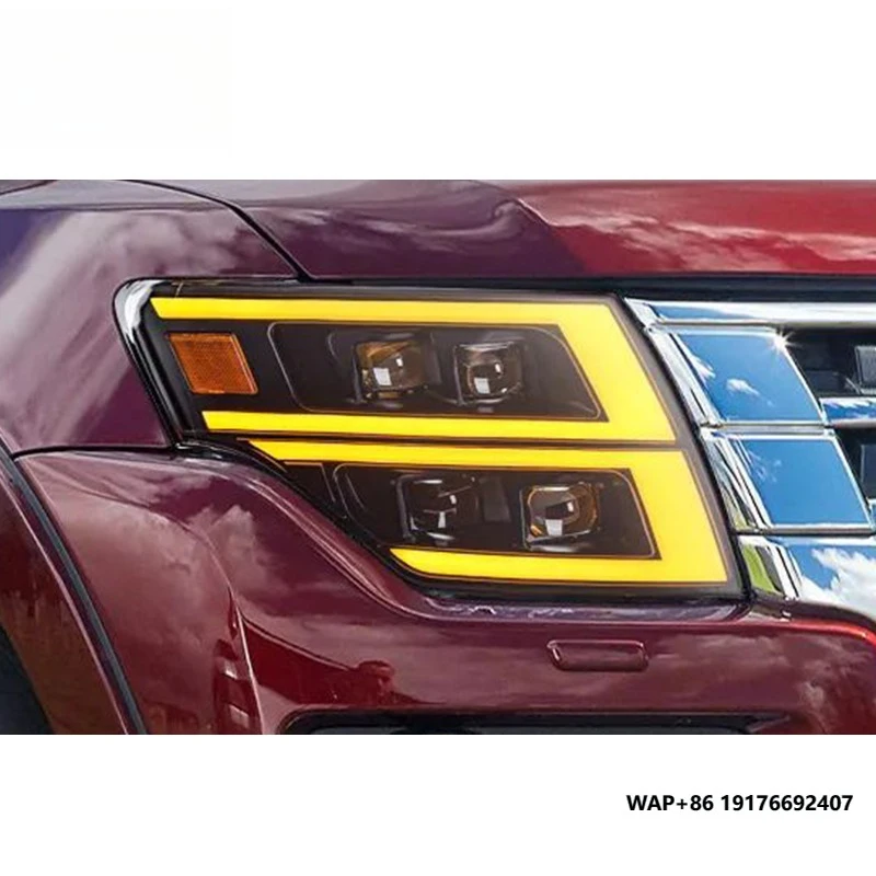 

High Quality 12V White LED Headlamp forMitsubishi Pajero Land Cruiser Car Auto Accessories New Condition Tail Light Headlight