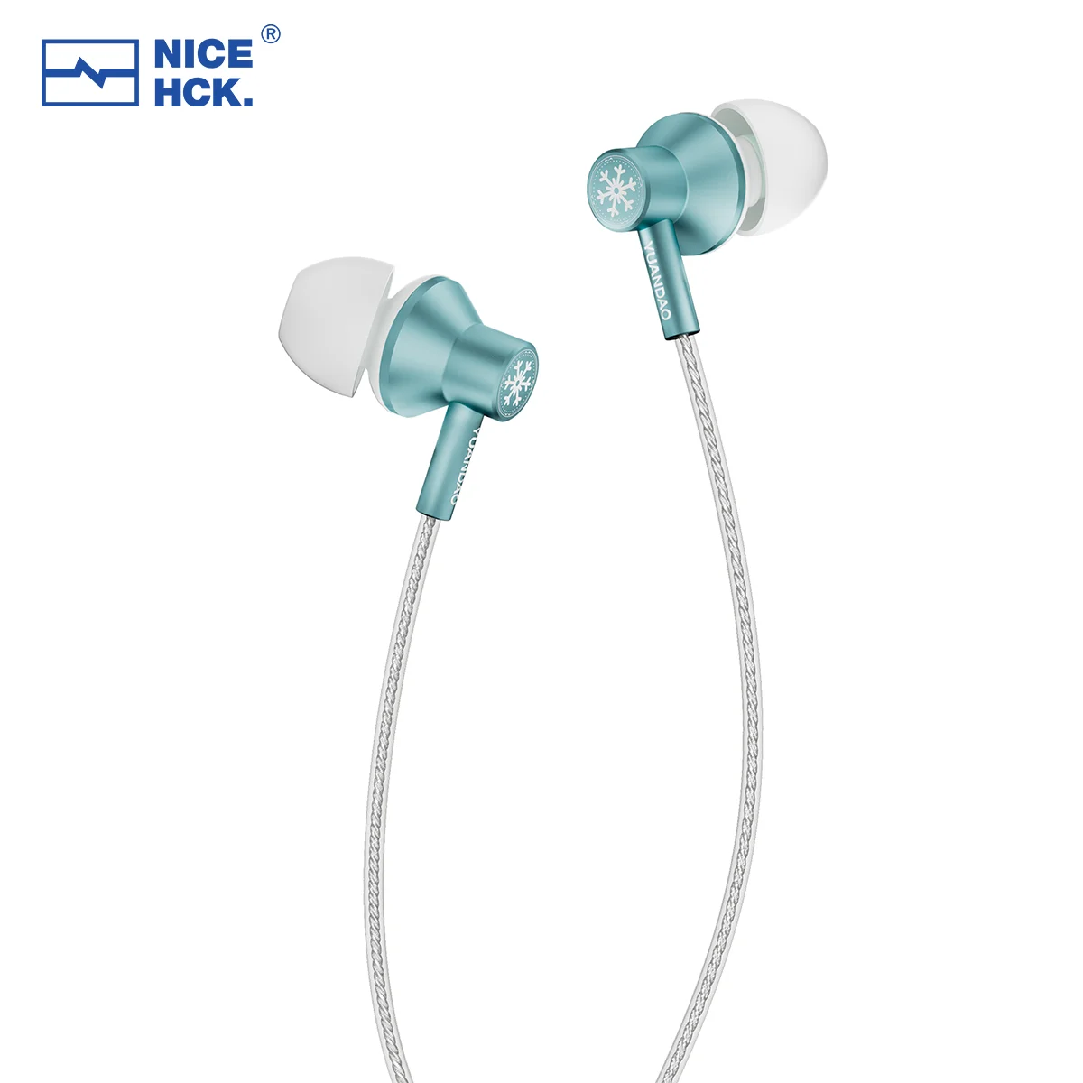 NICEHCK StringSnow 인이어 모니터 10mm 대형 다이나믹 드라이버 HiFi HD 마이크 장착된 헤드셋 3.5mm/Type-C 핸드폰 플레이어 컴퓨터용