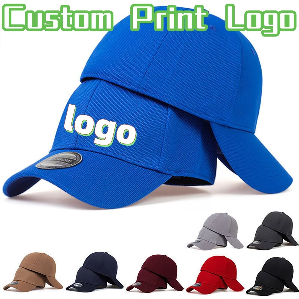 Customized Printed Logo Fully Sealed Baseball Cap Duck Tongue Hats Men's And Women's Fashion Outdoor Sports Sun Protection Caps