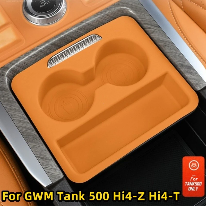 Car Center Console Push-pull Box Silicone Pad High Quality Modified Fit for GWM Tank 500 Hi4-Z Hi4-T Car Interior Upgrade Parts