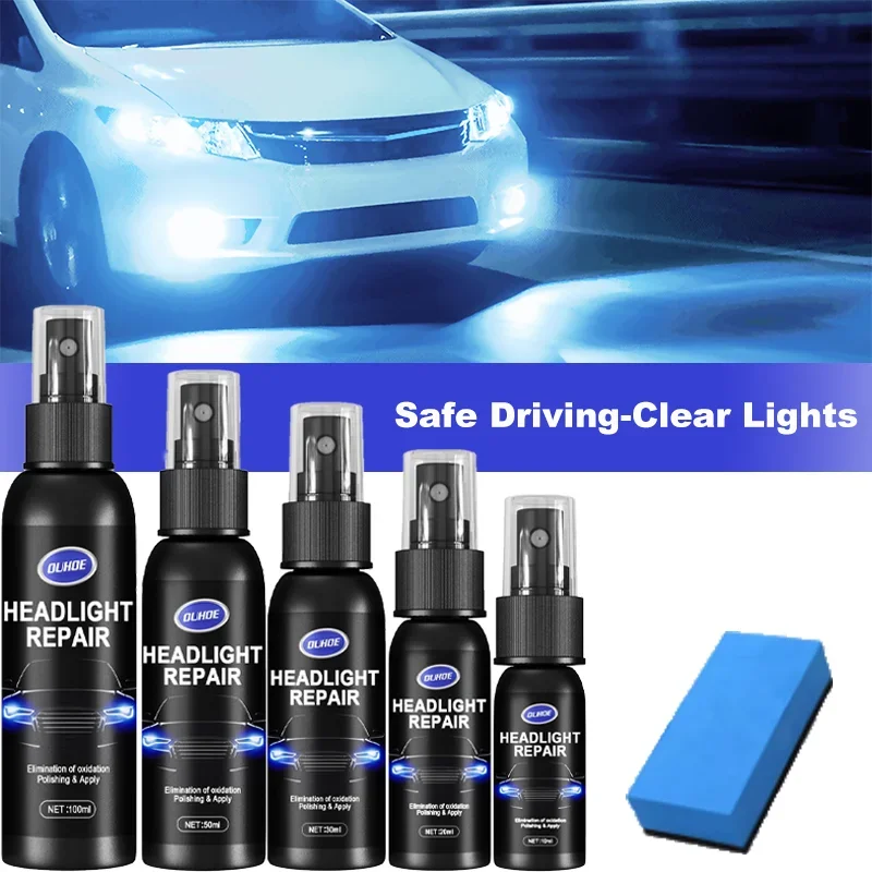 

Car Headlight Polishing Scratch Repair Fluid High Quality Multifunctional Cars Light Restoration Kit Auto Cleaning Accessories