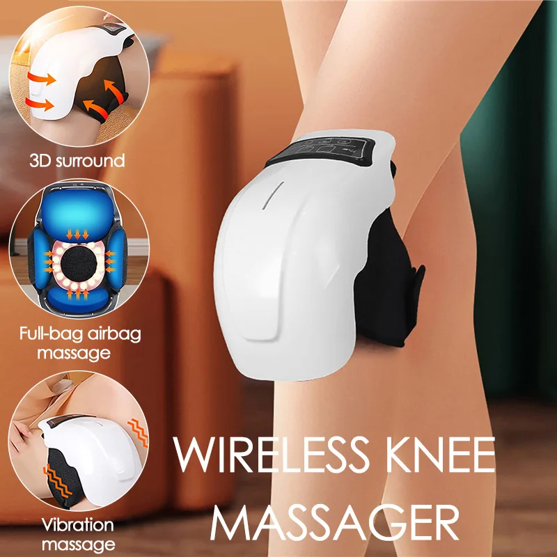 

Умный электрический массажер для колена, беспроводное вибрационное устройство для подогрева колена, полынь, постоянная температура, горячий компресс, вибрационный массаж
