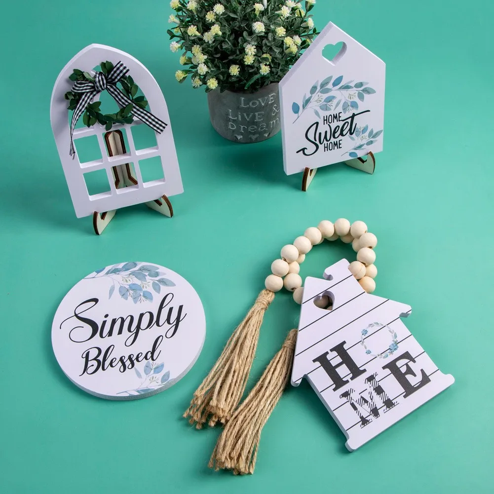 Домашний декор Ретро деревянный двухъярусный декор подносов, 2-уровневые украшения для демонстрации еды, украшения для подносов, домашний декор, аксессуары для домашнего декора