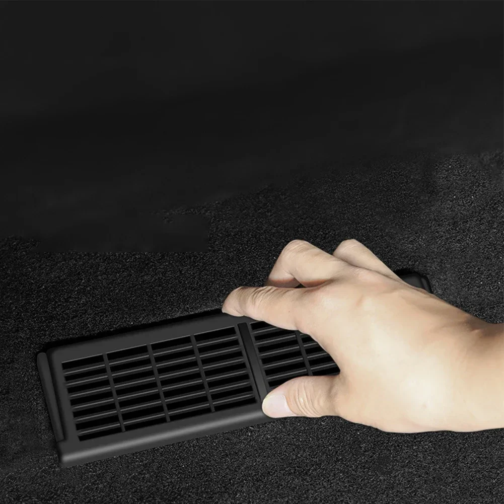 Capa protetora de ventilação sob o assento do carro, capa protetora contra poeira interior, ar condicionado interno, grill proteger, Tesla modelo Y,