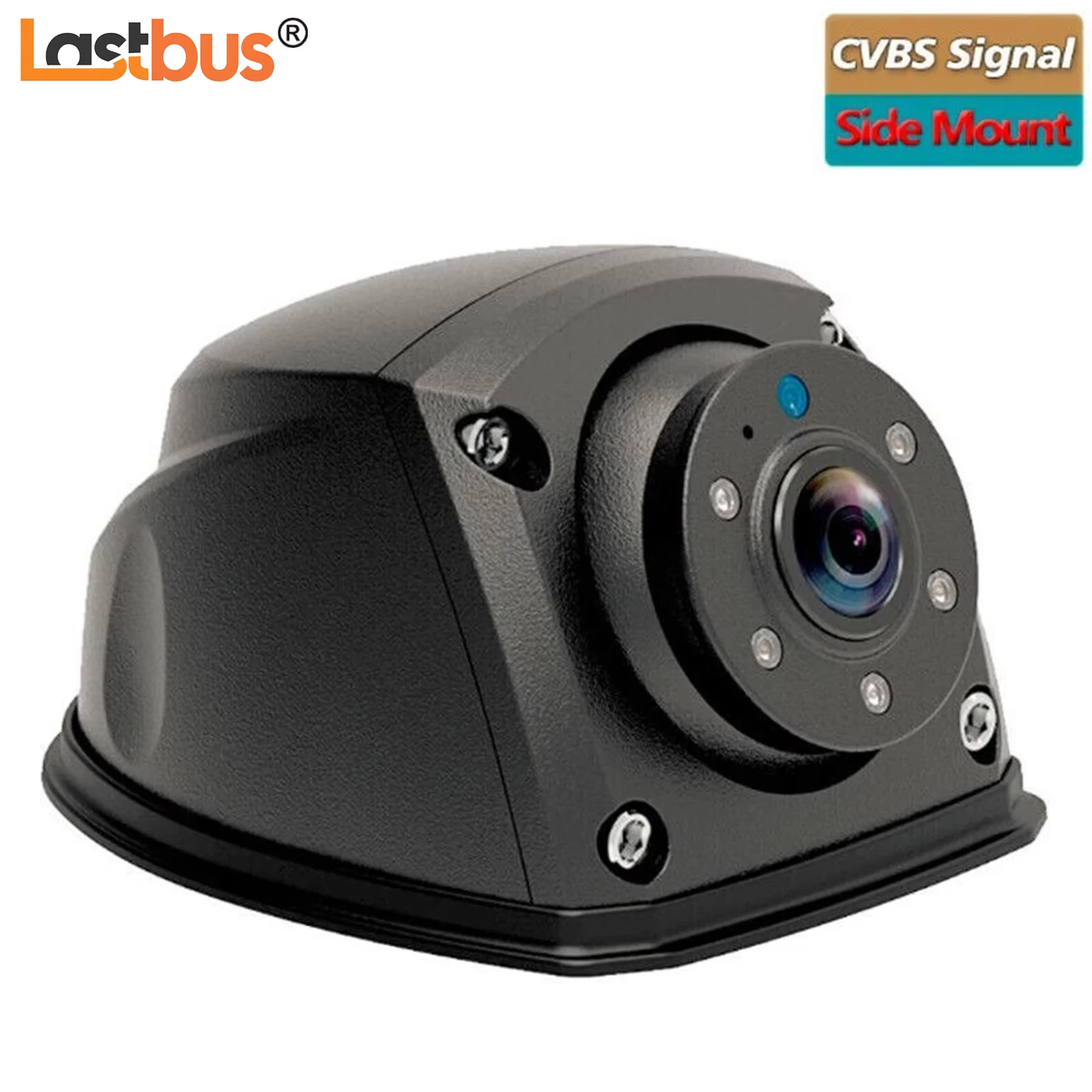 

Lastbus CVBS 720P IR Night Vision Waterproof Backup Camera Mini Parking Side View Camera For Truck RV Bus Recorder