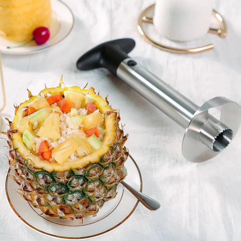 Stainless Steel Pineapple Silcer Peeler Fruit Corer Slicer Ananas Peeler Cutter Fruit Spiral Cutter Kitchen Tools Accessories