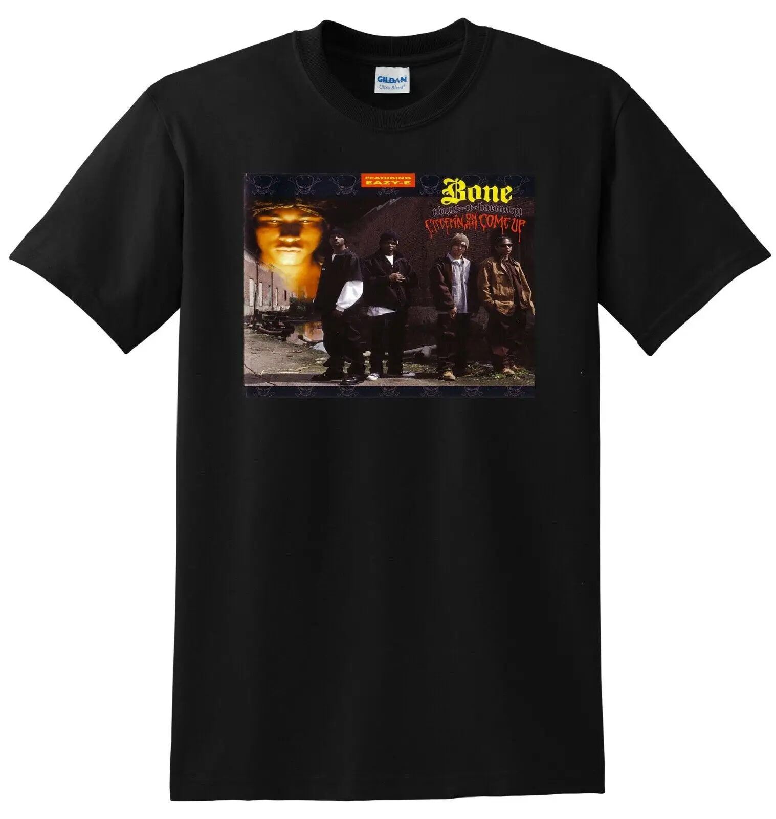 BONE THUGS N HARMONY T SHIRT creepin on ah come up vinyl cover SMALL MEDIUM L XL