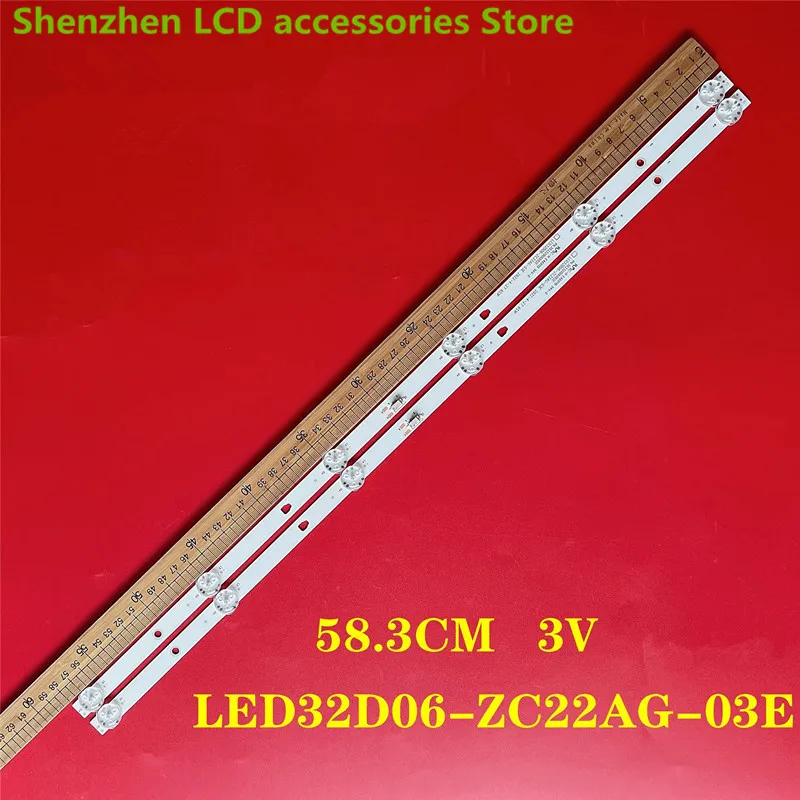 FOR F32 LE32B610X 32K31A LED32D06-ZC22AG-03E 30332006002E 58.3CM 3V 6LED 100%NEW LED backlight strip