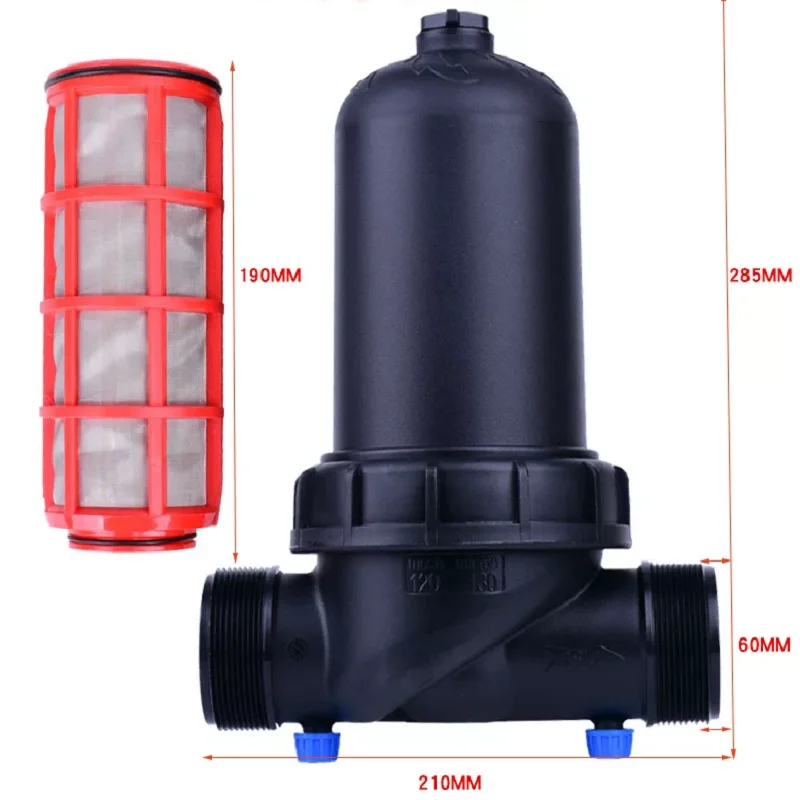 25mm - 75mm Agricultural Filtration / Garden Tools Irrigation Filter  Mesh Screen Stack