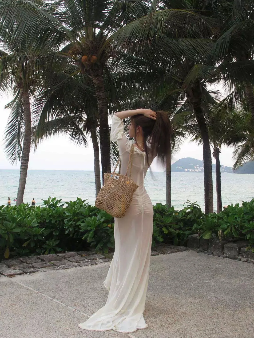 Lady Night Club Sheer Dunne Lange Jurk Sexy Allure Datum Wijn Feestjurken Vrouwen Trendy Mode Diner Banketten Sexi Vestidos