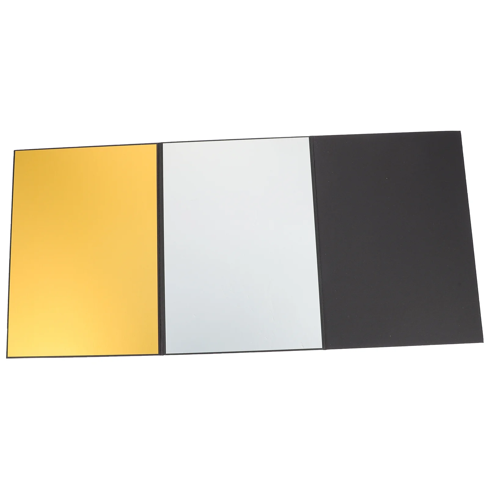 

Foldable A4 Photography Reflector Cardboard Multi-Color Black Gold Reflective Board Background Studio Light