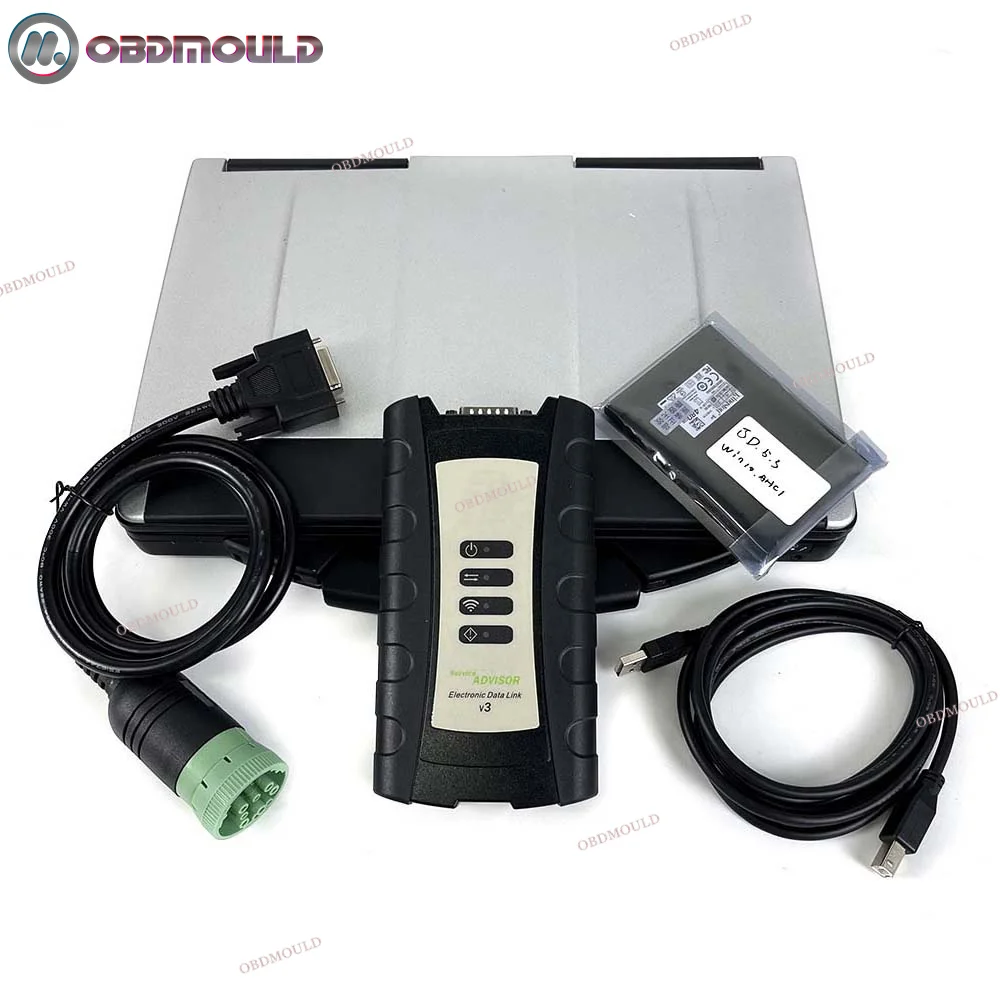 

Электронная передача данных для сельского хозяйства и строительства V3 5,3 AG CF для EDL V3, диагностический инструмент, вспомогательное оборудование для обслуживания + ноутбук CF53