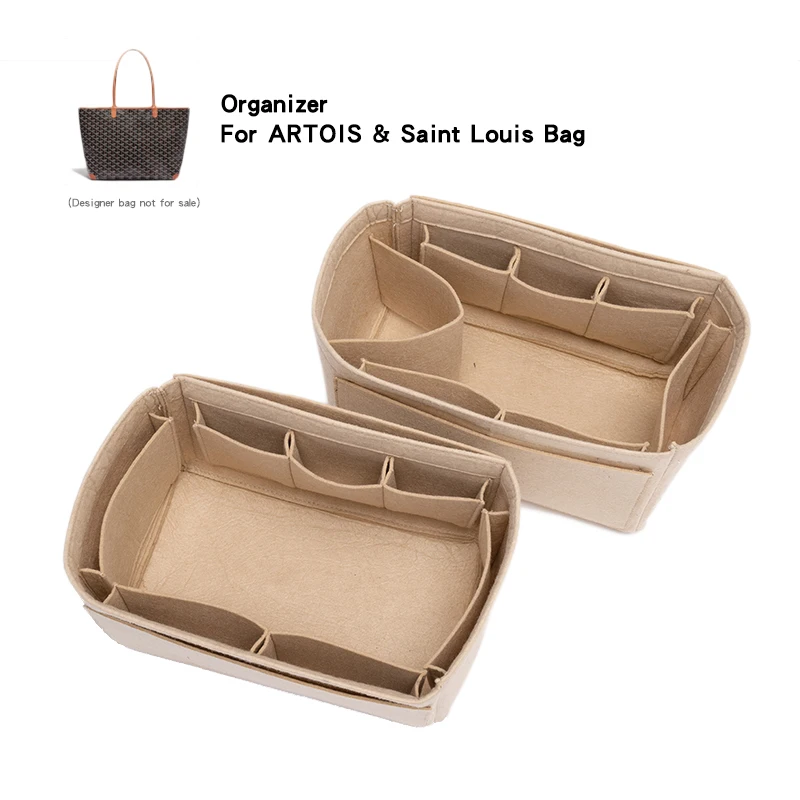 Insert Organizer For Goyad ARTOIS MM PM Bag,Womens Luxury Handbag Tote Travel Inner Purse,Cosmetic Liner Bags Shaper