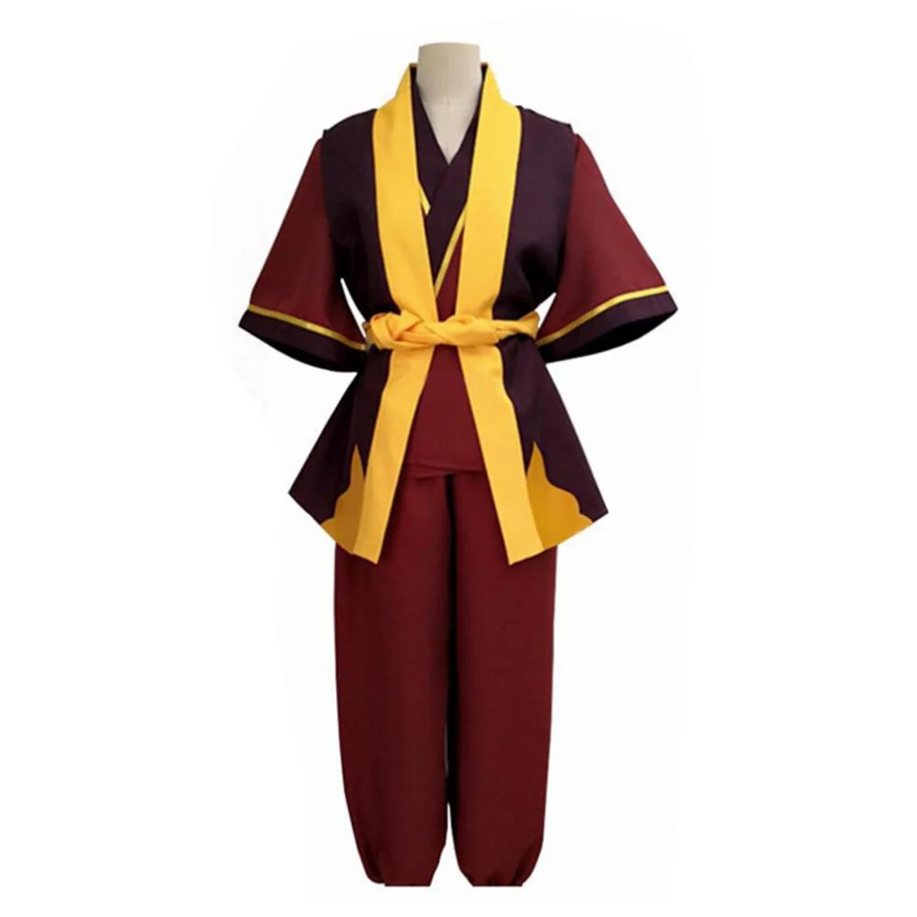 

Anime Zuko Cosplay Costume Party Uniform Full Set Male Halloween Outfits