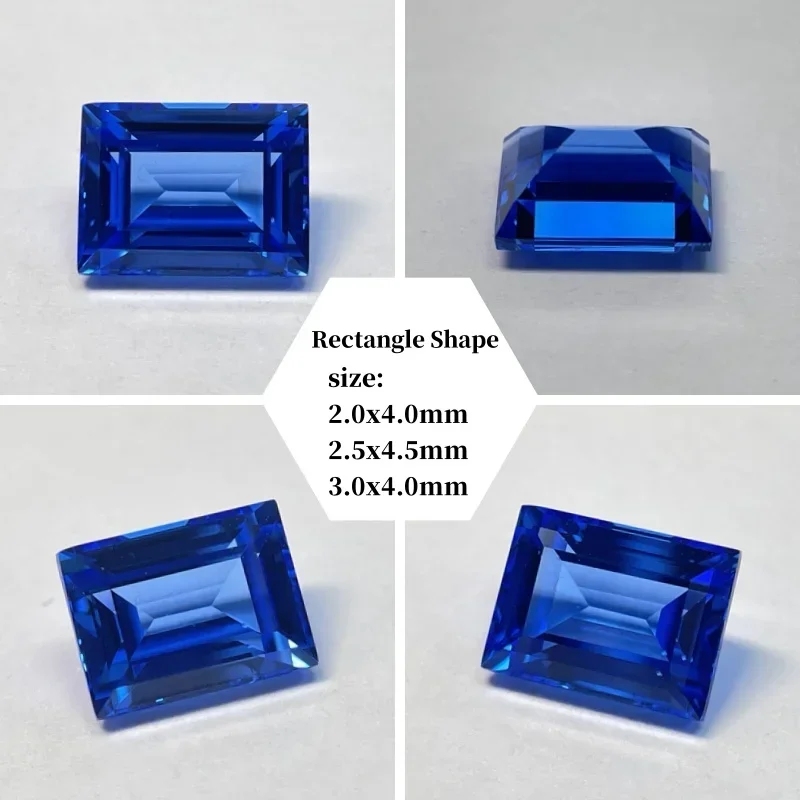 

A+Lab Grown Cobalt Spinel Fire Lotus Color Various Shapes Gemstone For Earring Pendant Jewelry Making Selectable AGL Certificat