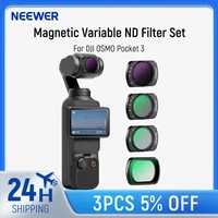 Neewer-Juego de filtros ND variables magnéticos para DJI OSMO Pocket 3, 4 piezas, UV, CPL, ND2-32, filtro de densidad neutra, ND64-512