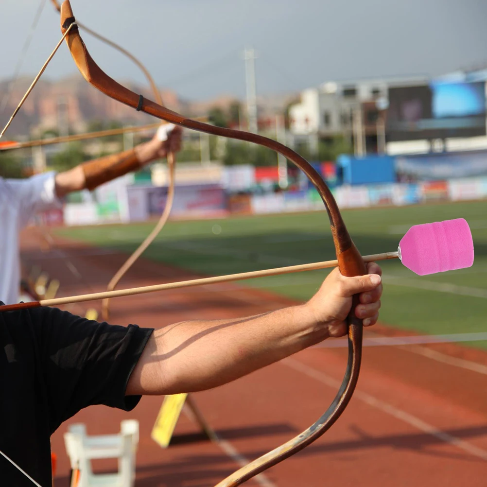 

2Pcs Sponge Arrow Heads Wear Resistant Archery Training Arrows Suitable for Outdoor Cs Game Practice Archery Equipment