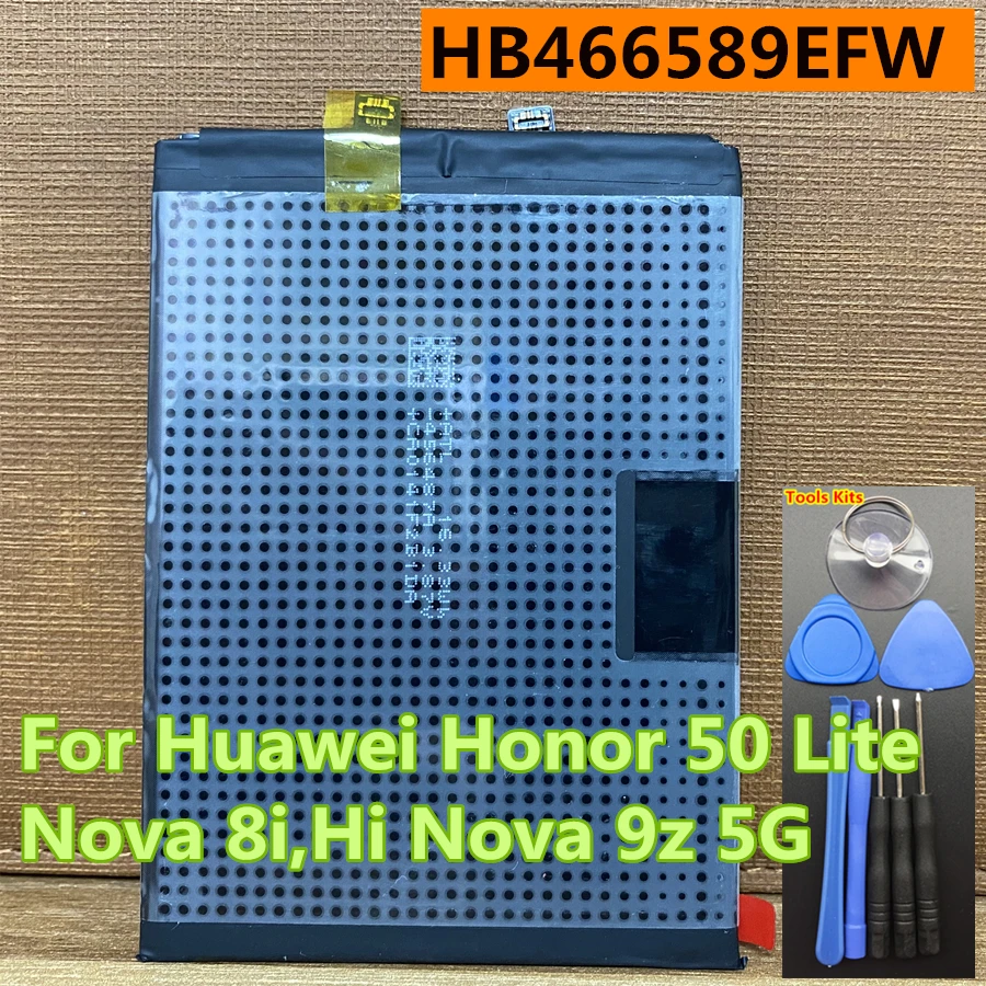 Imagem -03 - Bateria para Celular Huawei Honor 50 Lite Nova 8i Ntn-lx1 Nen-lx1 4300mah Hb466589efw Original Novo