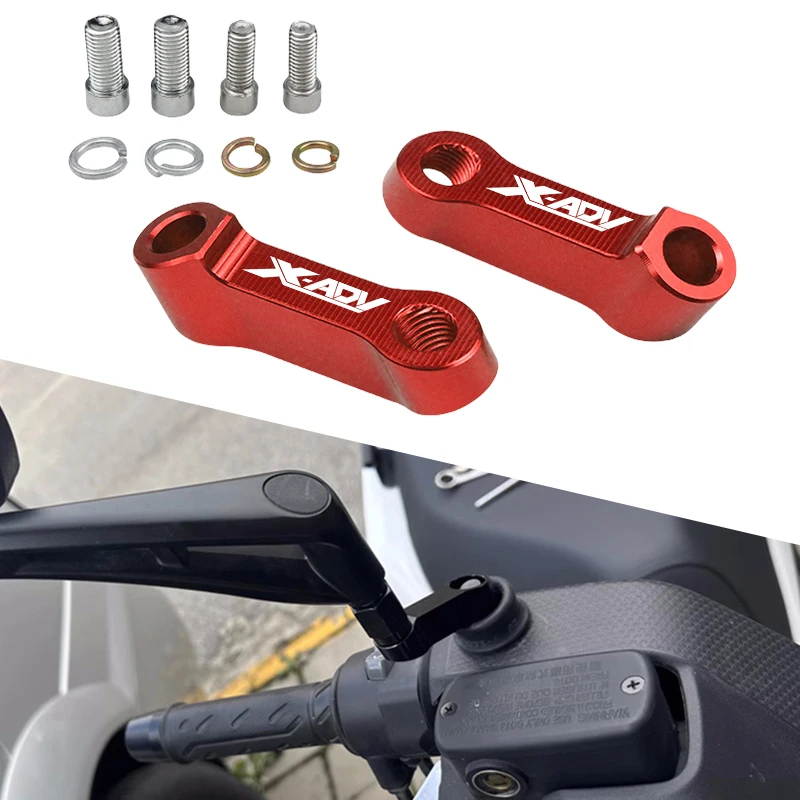 

X-ADV 750 Rearview Mirror Extend Motorcycle Aluminum Mirrors Riser Extension Bracket Fit For HONDA XADV750 X ADV750 Accessories
