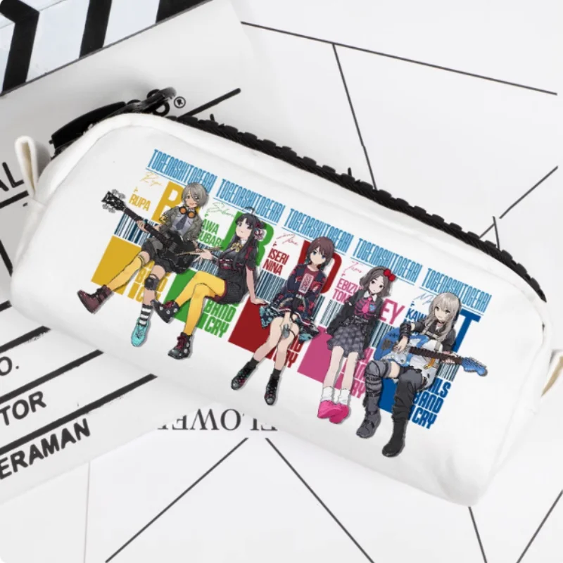 

Anime GIRLS BAND CRY Pencil Case Oxford Canvas Storage Bag Pencil Box Pencilcase School Pen Bag 2698