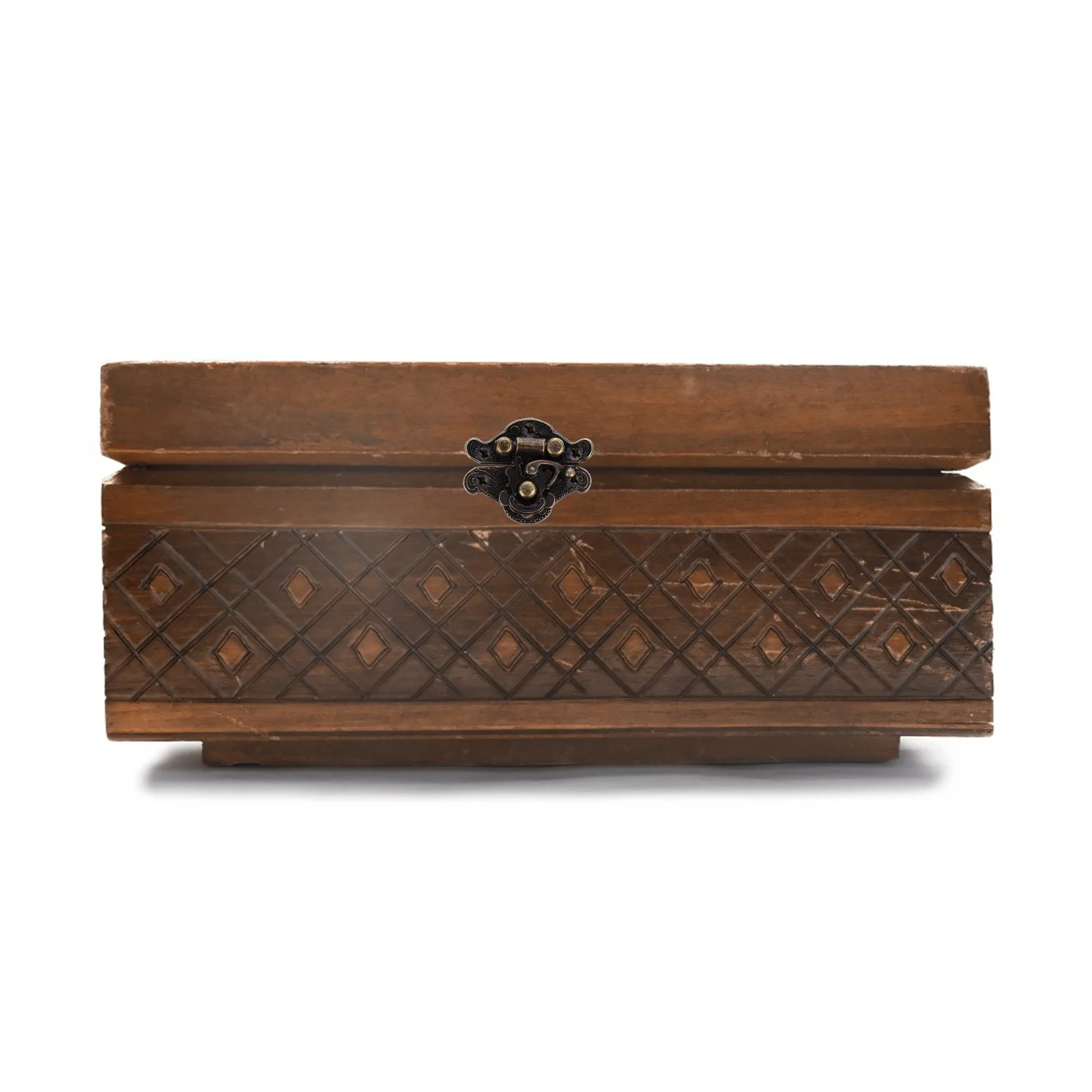 

20Pcs Jewelry Box Buckle Retro Style Heavy Duty Clasp for Vintage Wooden Box Wine Gift Cabinet Storage Decorative Hasp