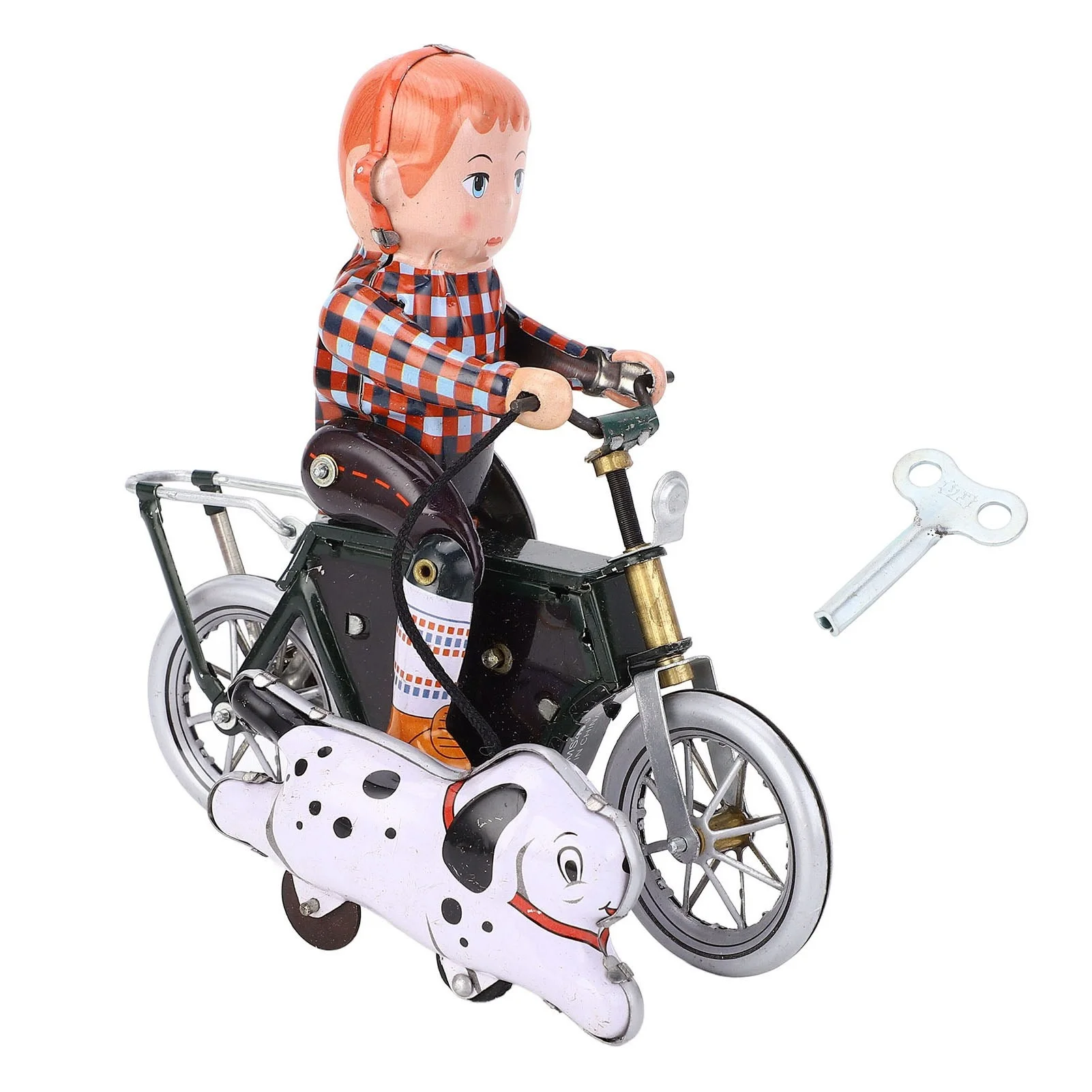 clockwork-toy-retro-boy-walk-the-dog-by-bike-wind-up-tin-toy-for-collection-decoration