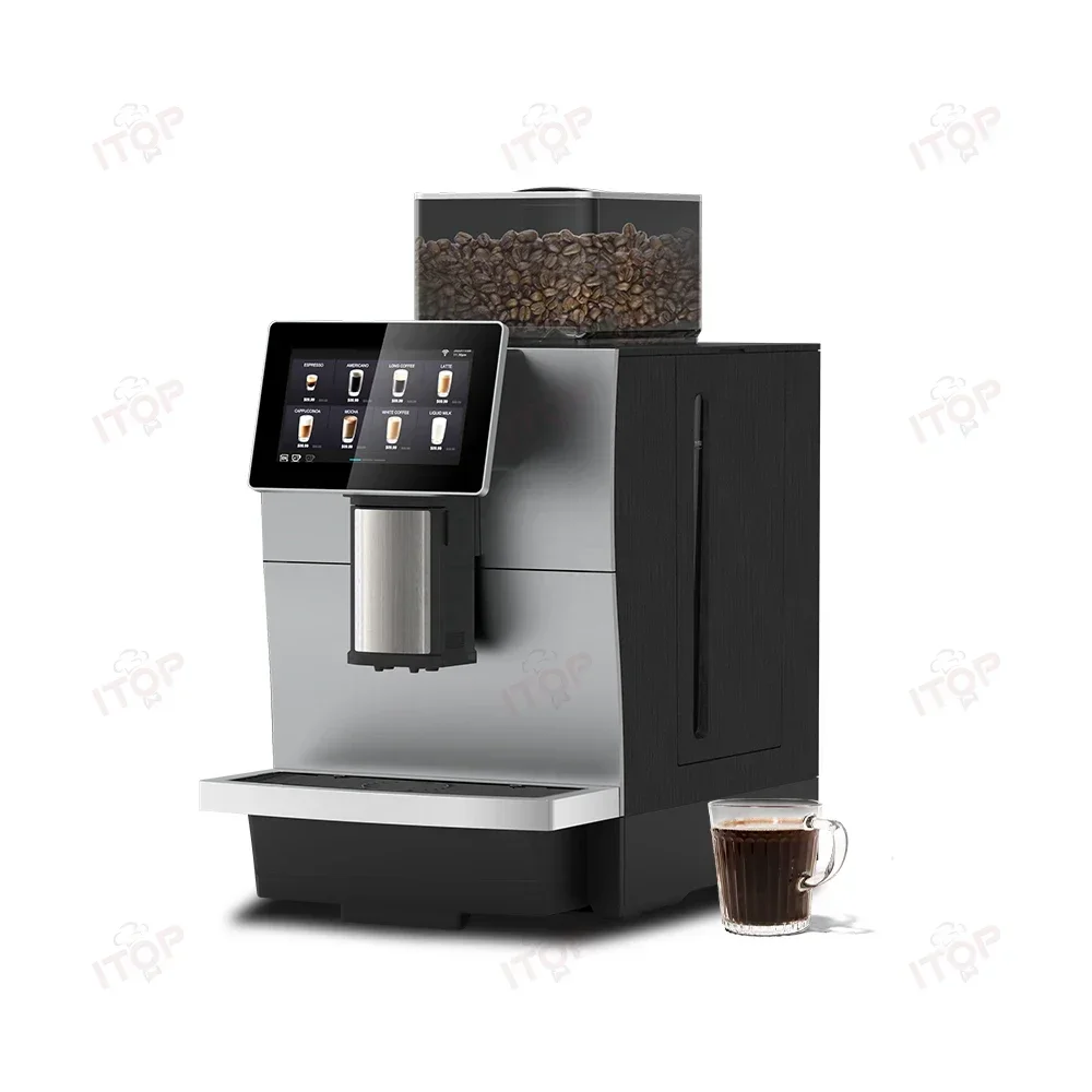 

Auto Fully Smart Coffee Maker With Grinder And Milk Frother Automatic Commercial Imported Espresso Machine For Home