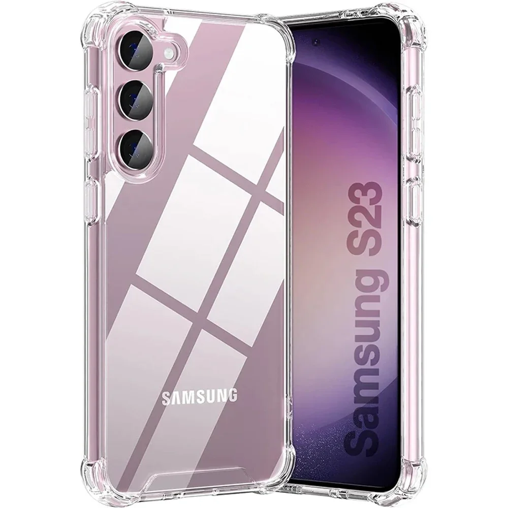 

Hybrid Shockproof Case For Samsung Galaxy S25 FE S24 S23 S21 S22 Plus Ultra Clear Hard Case For Samsung A56 A36 A54 A34 A53 A33