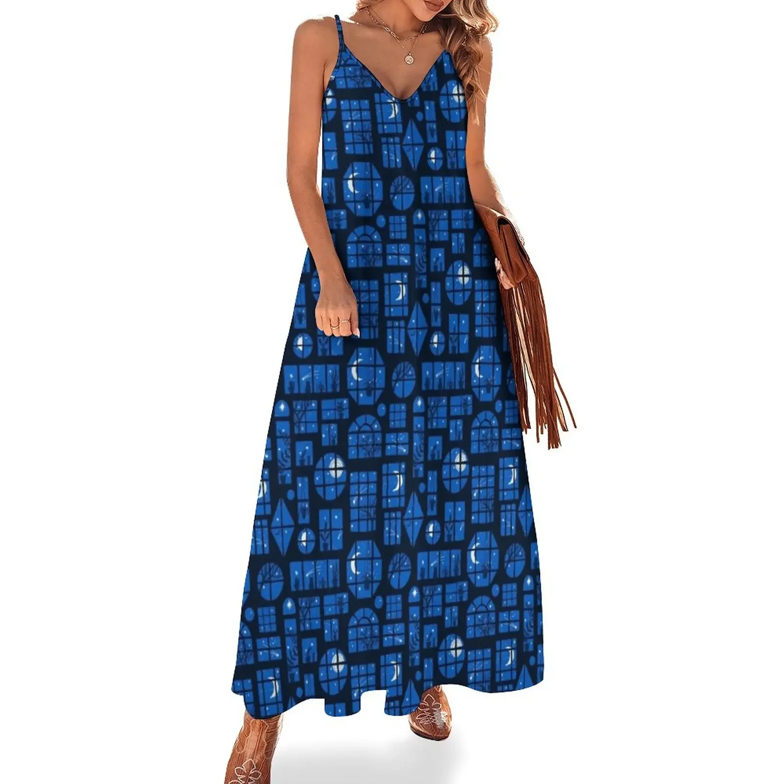 

Stargazing Sleeveless Dress summer outfits for women 2025 women long dresses women evening dress Dress